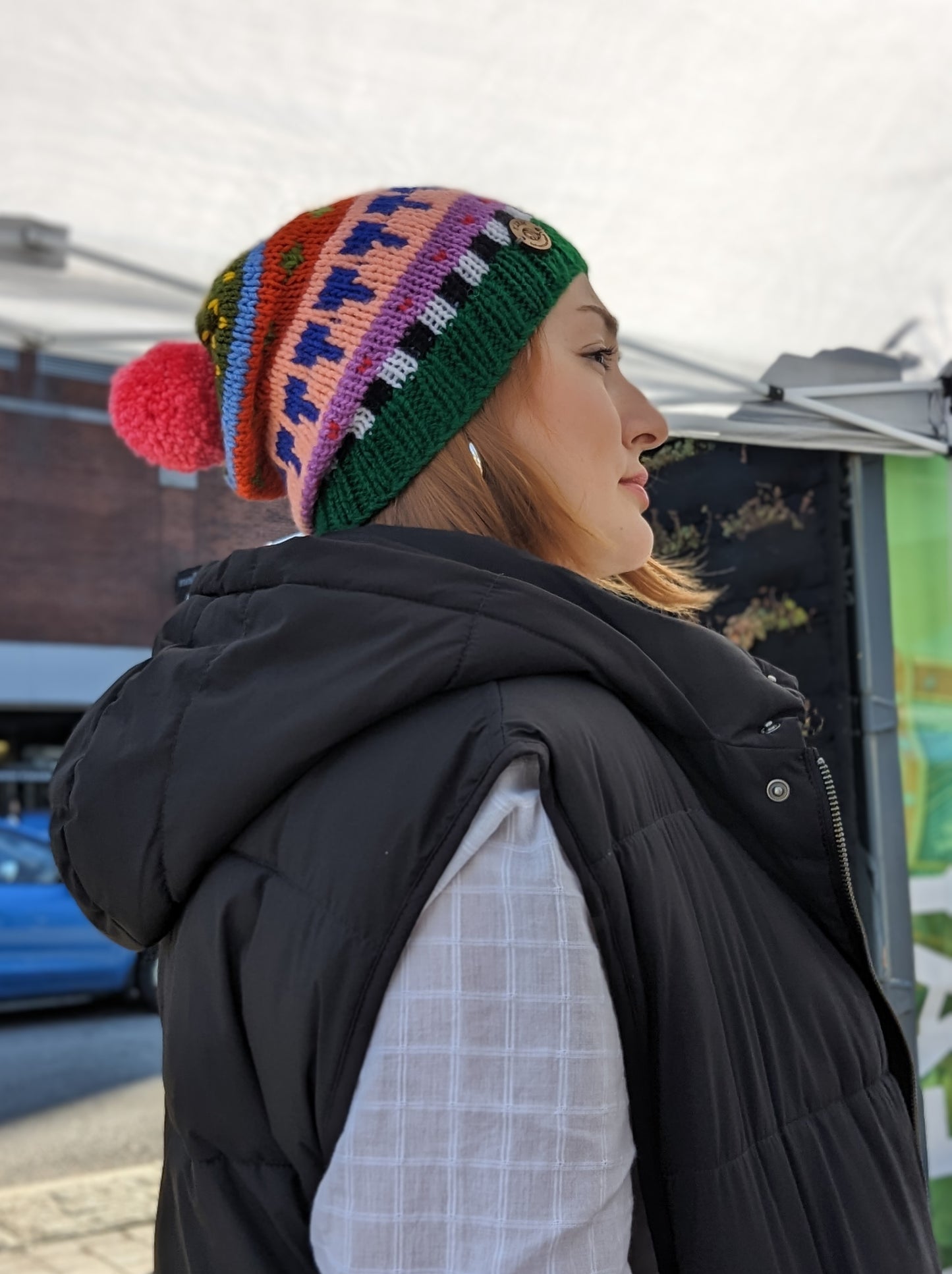 Berry Messy Wool Hat