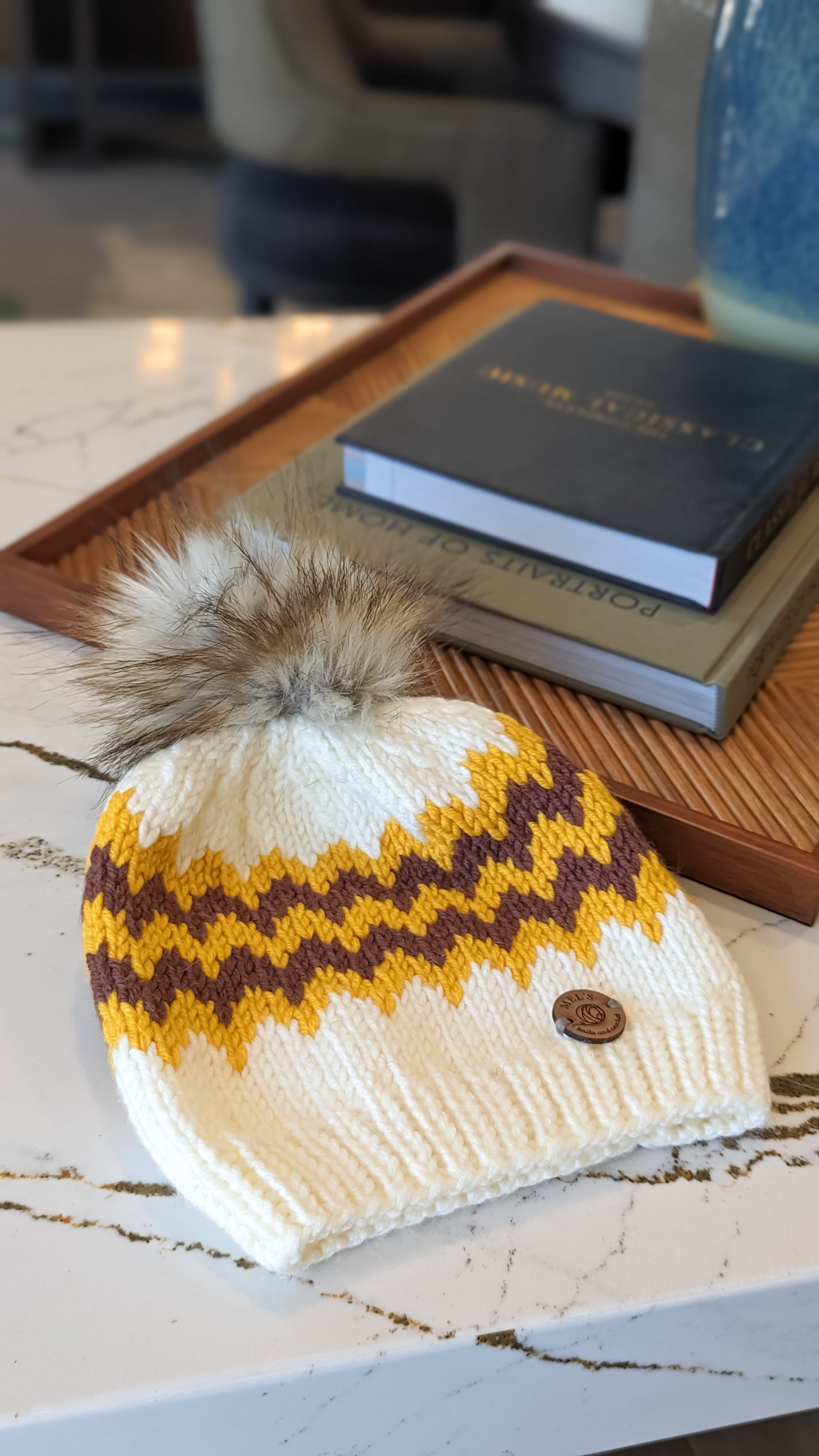 Zig Zag Wool Hat