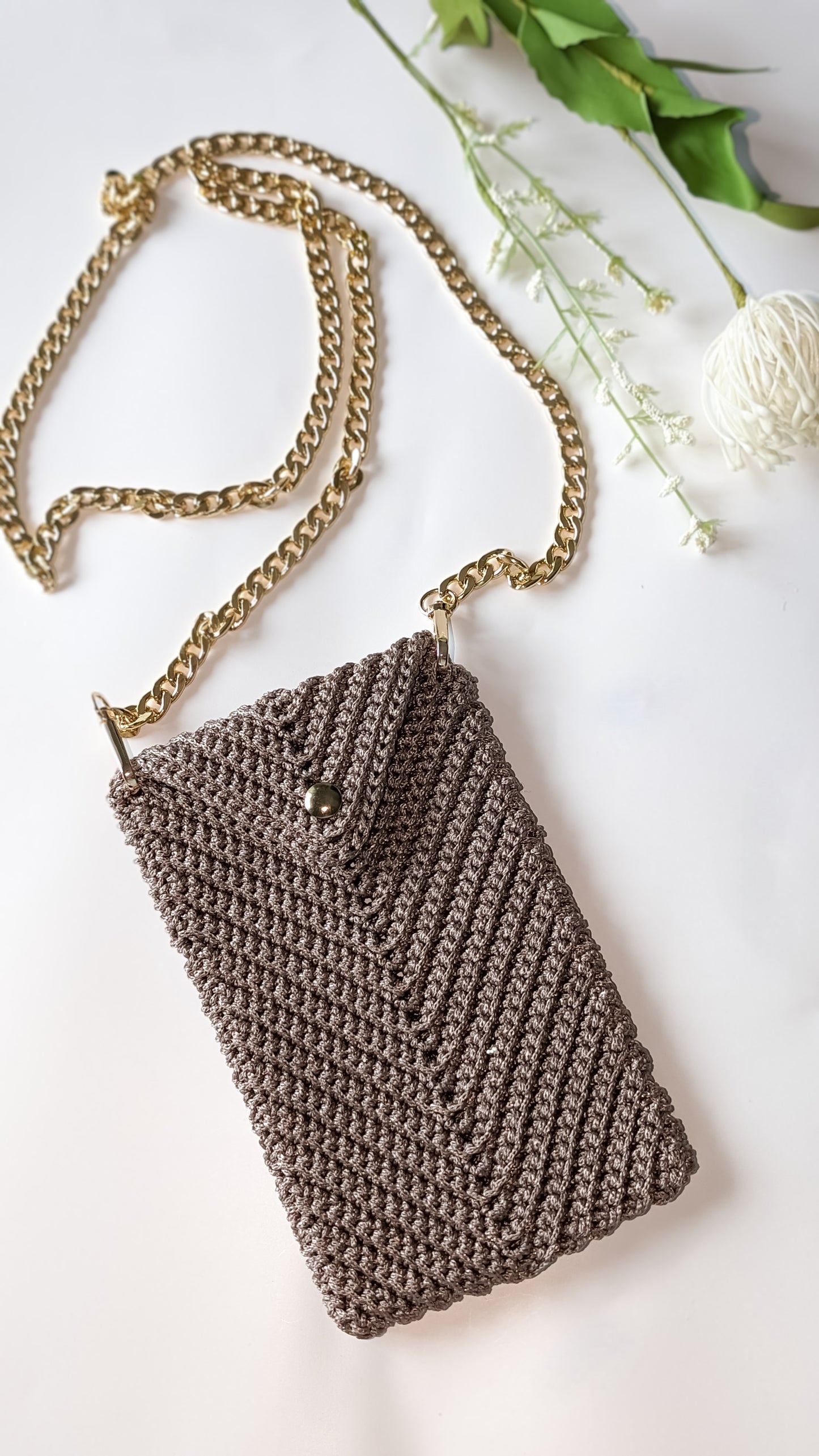 Classy Phone Bag • Color Mink