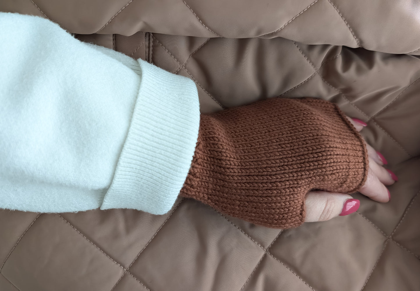 Merino Wool Fingerless Mittens
