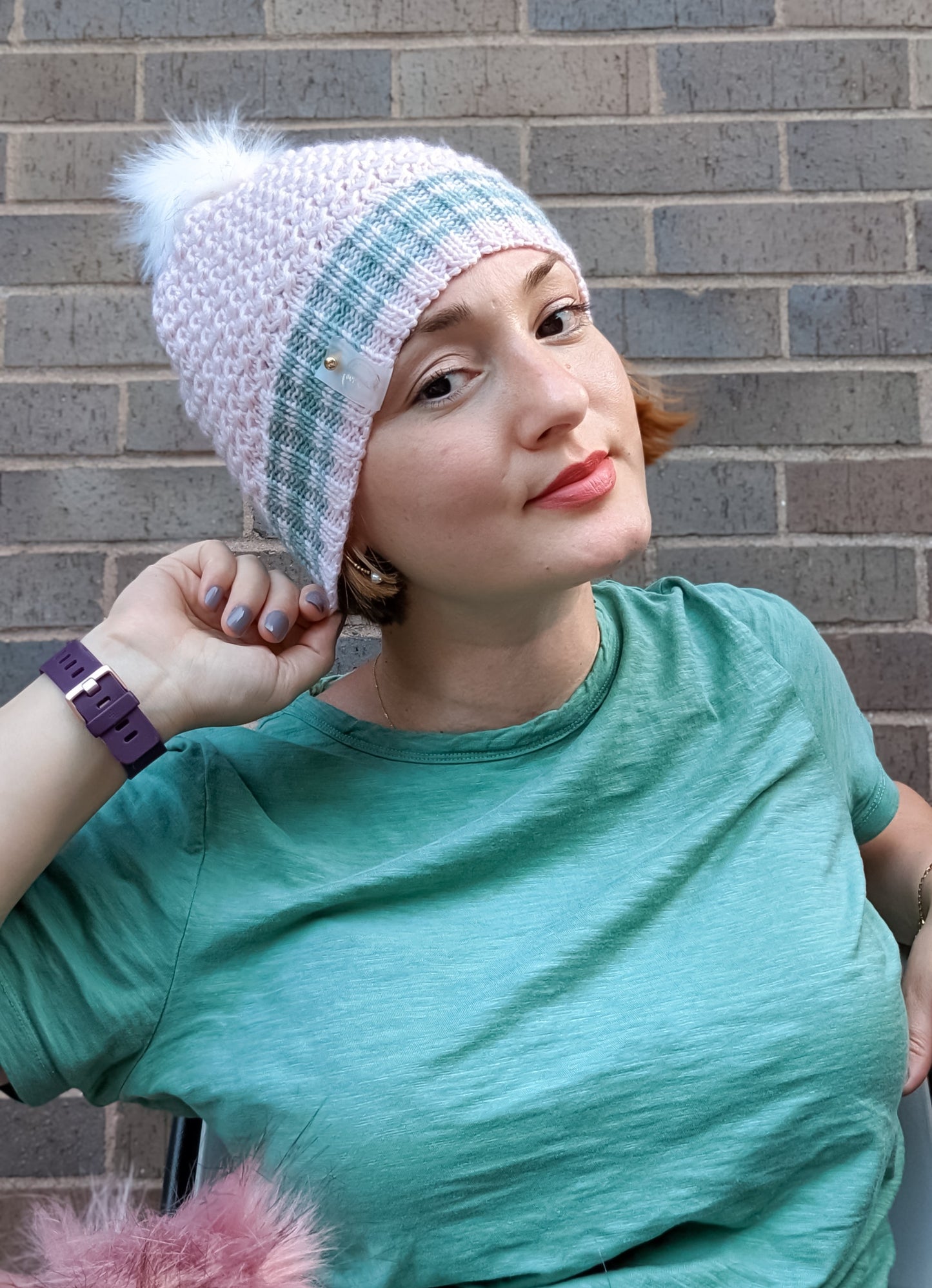 Baby Pink | Merino Wool Knit Hat