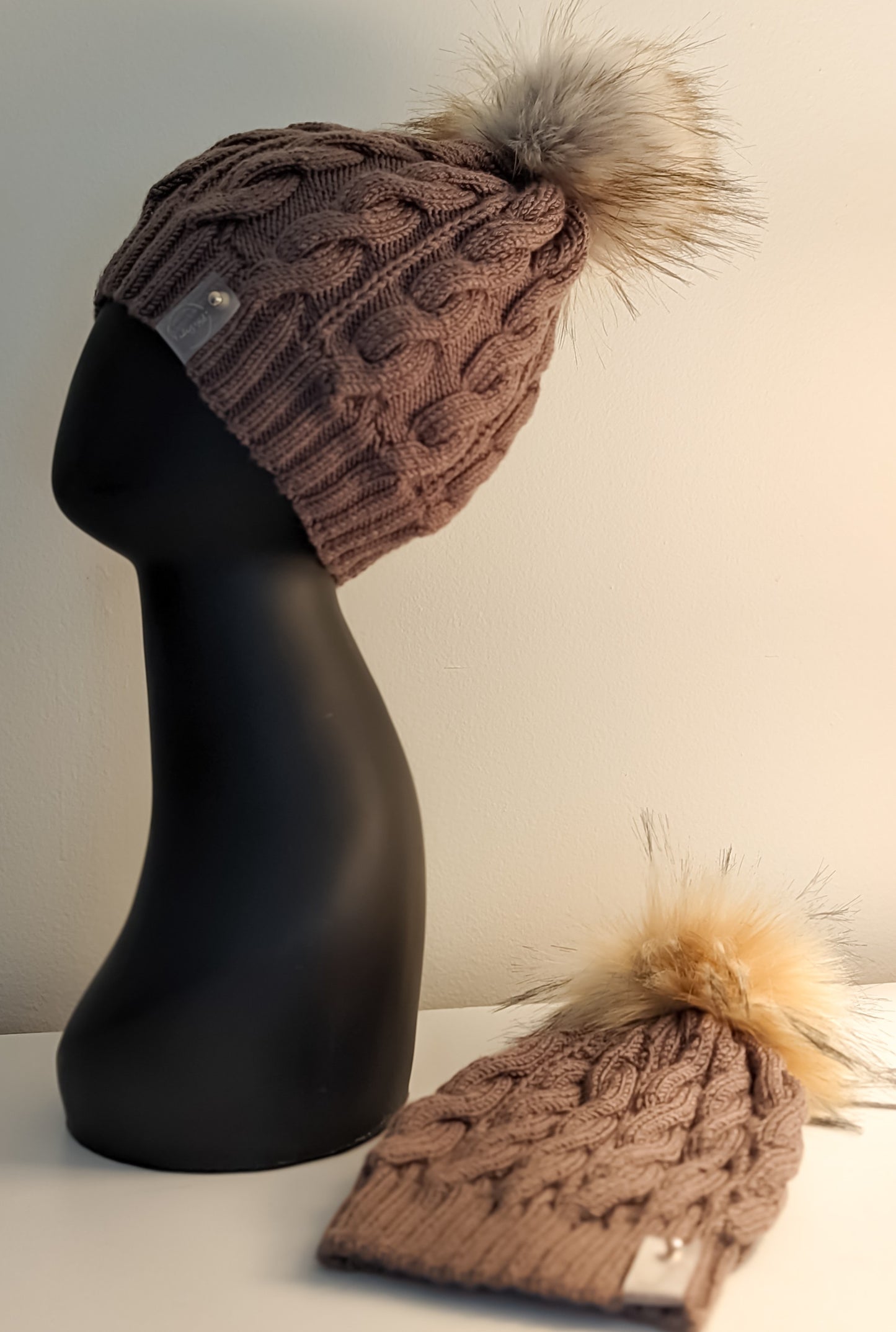 Cable Knit Acrylic Soft and Warm Beanie