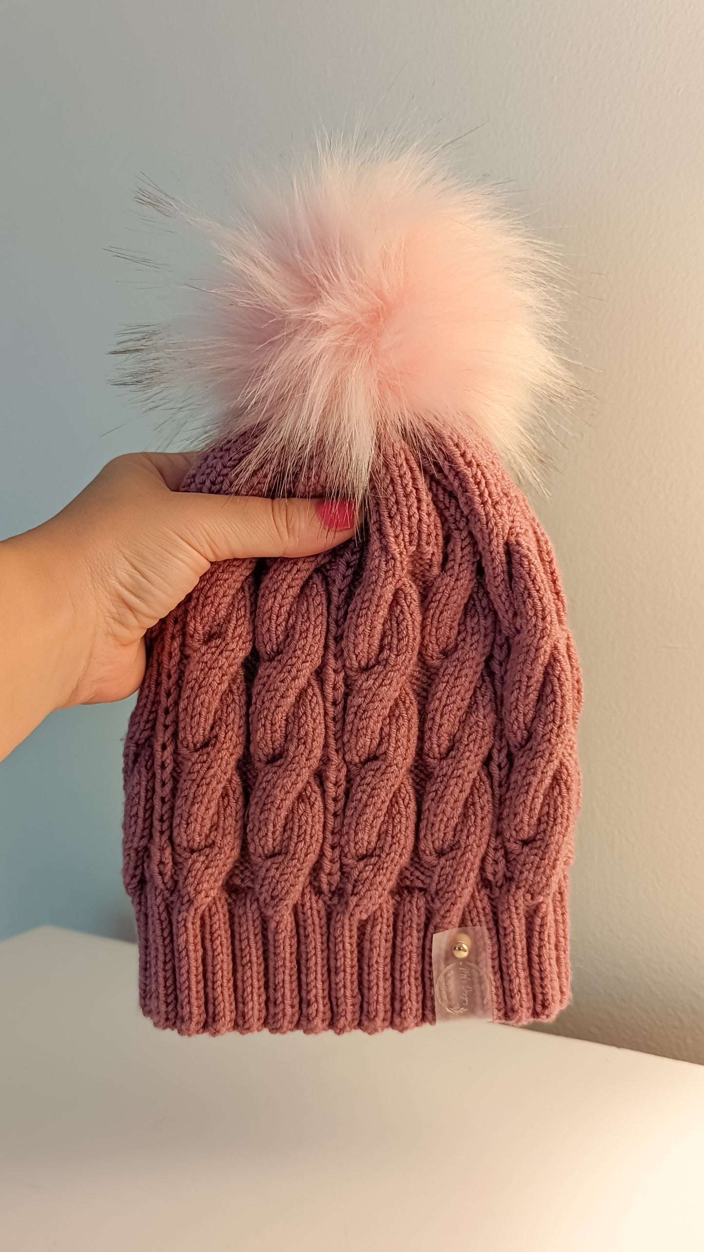 Cable Knit Acrylic Soft and Warm Beanie