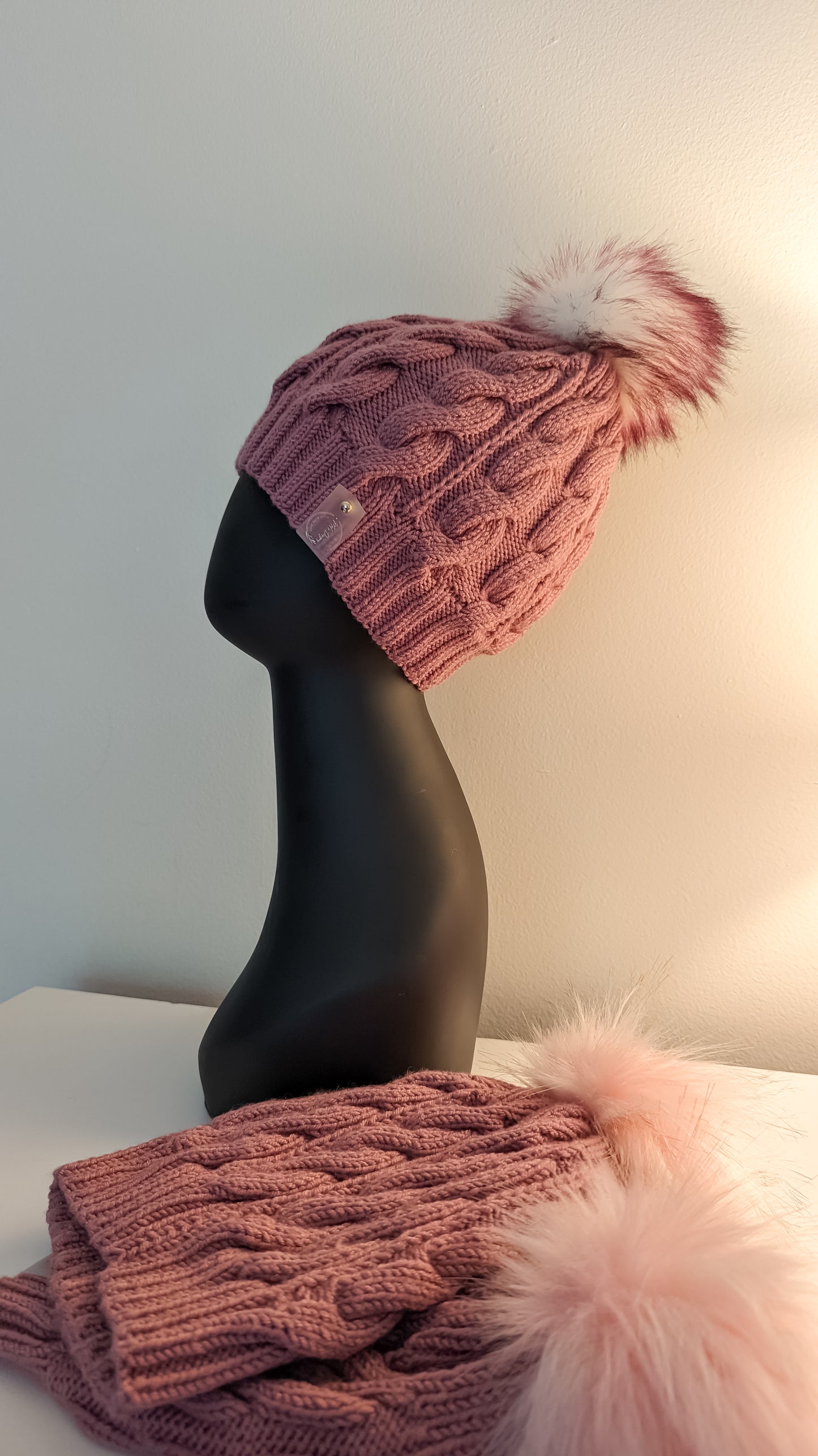 Cable Knit Acrylic Soft and Warm Beanie