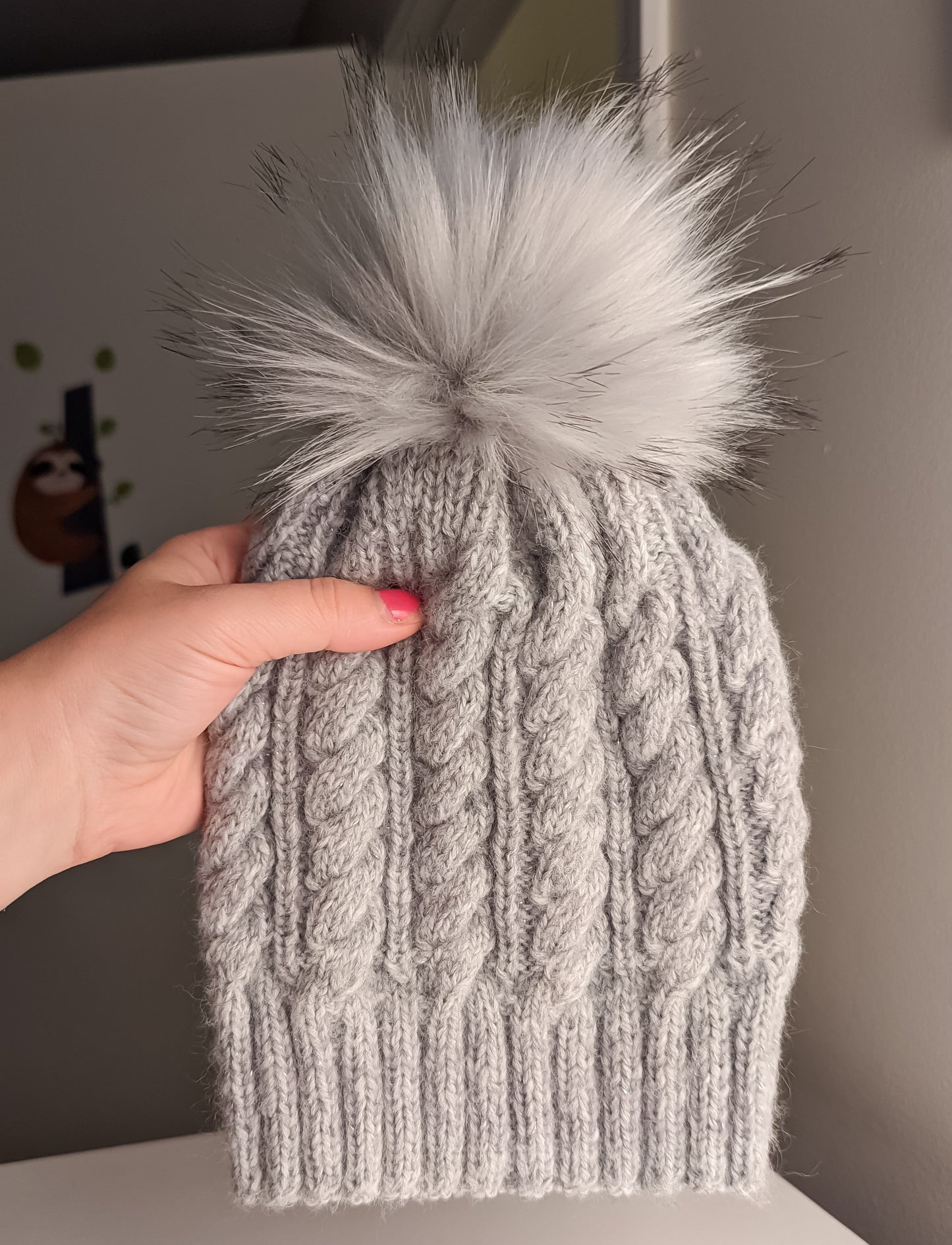 Cable Knit Fluffy Soft and Warm Beanie