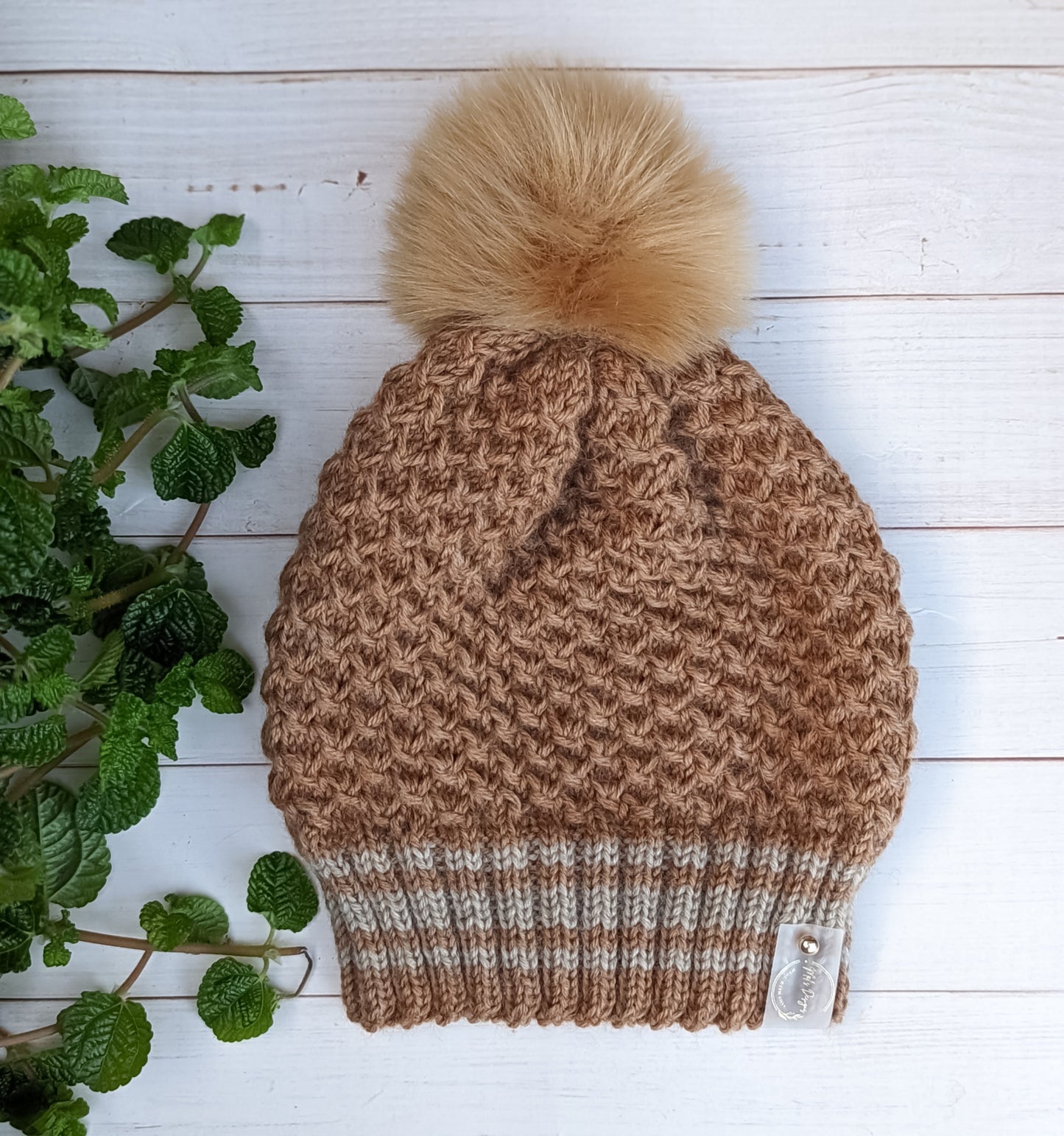 Camel | Merino Wool Knit Hat