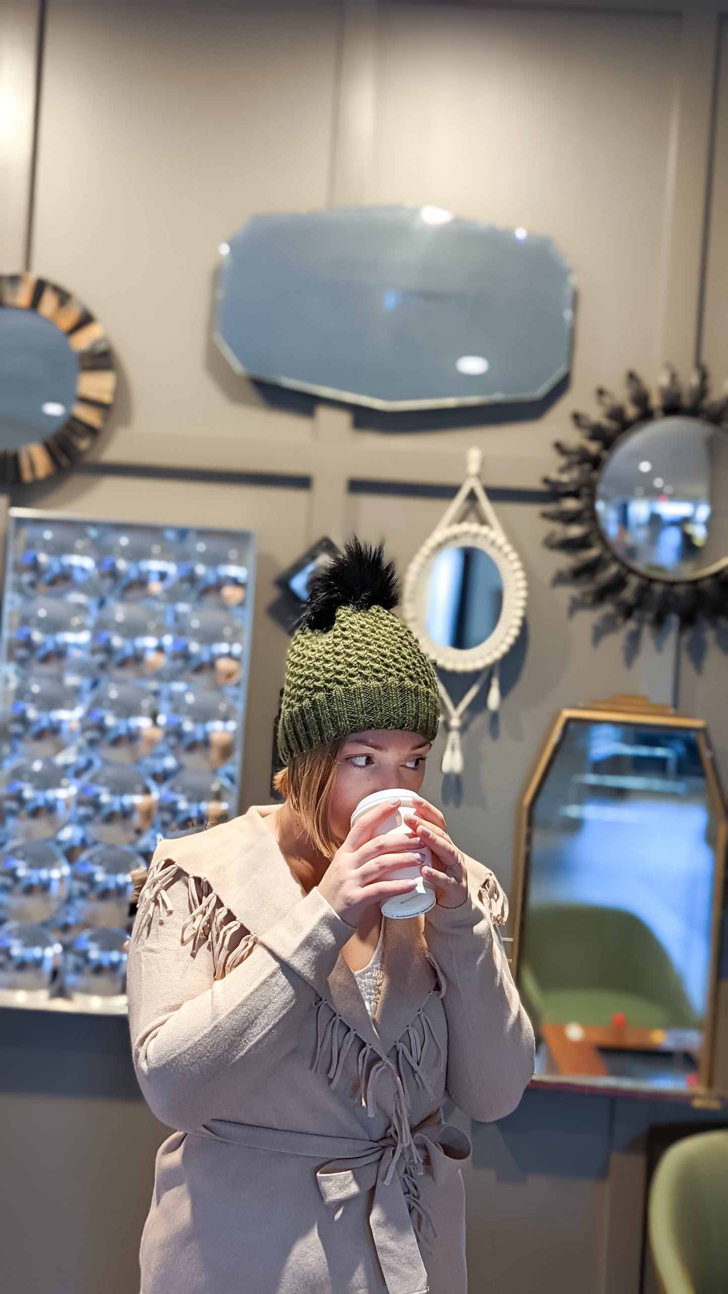 Baby Pink | Merino Wool Knit Hat