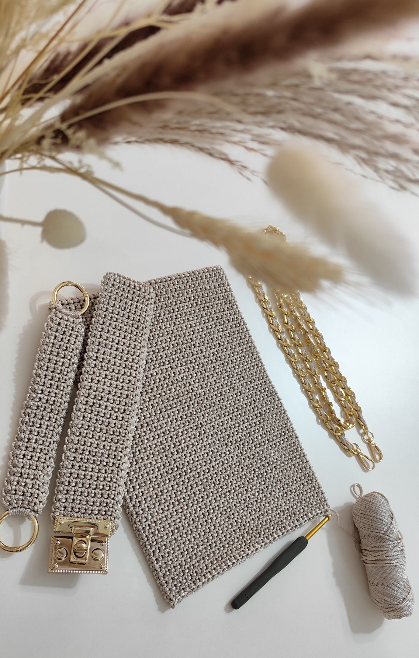 Cara Bag | Handmade Crochet| Crossbody Bag | Color Light Cream