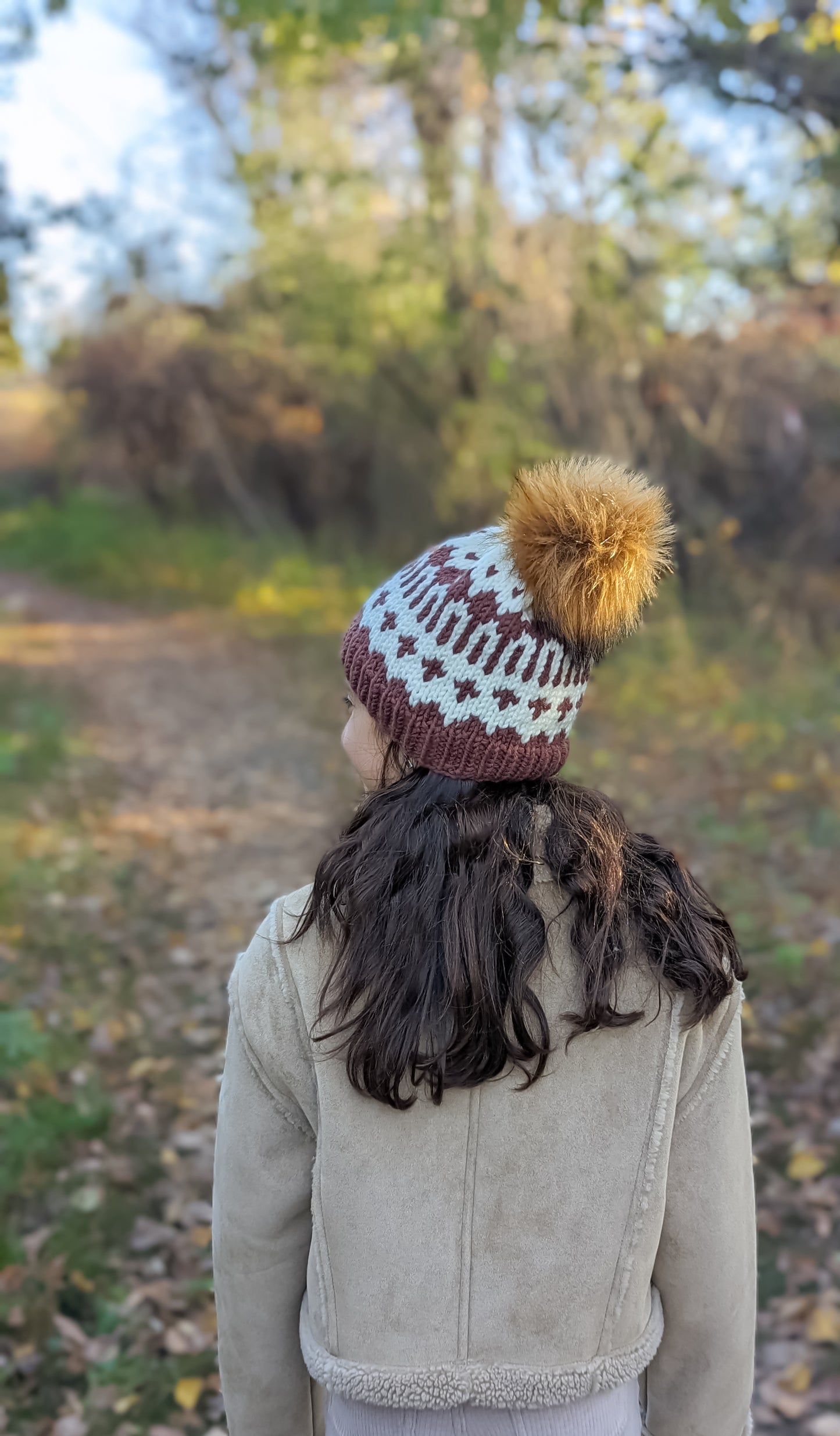 "Messy Head" Winter Hat |  Brown