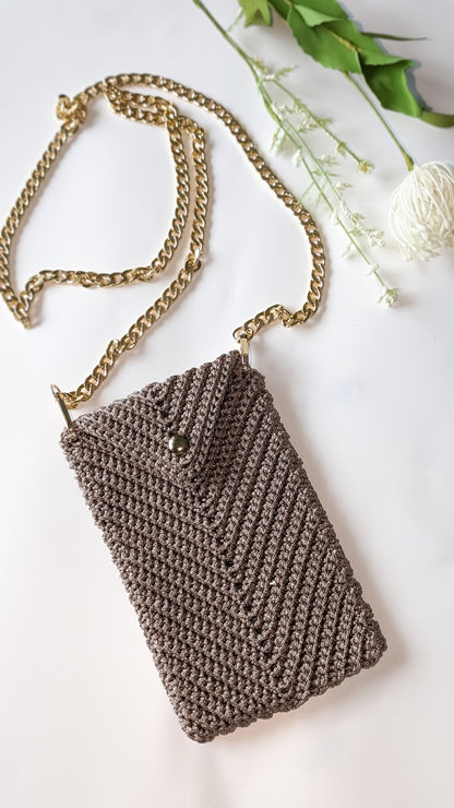 Classy Phone Bag • Color Mink