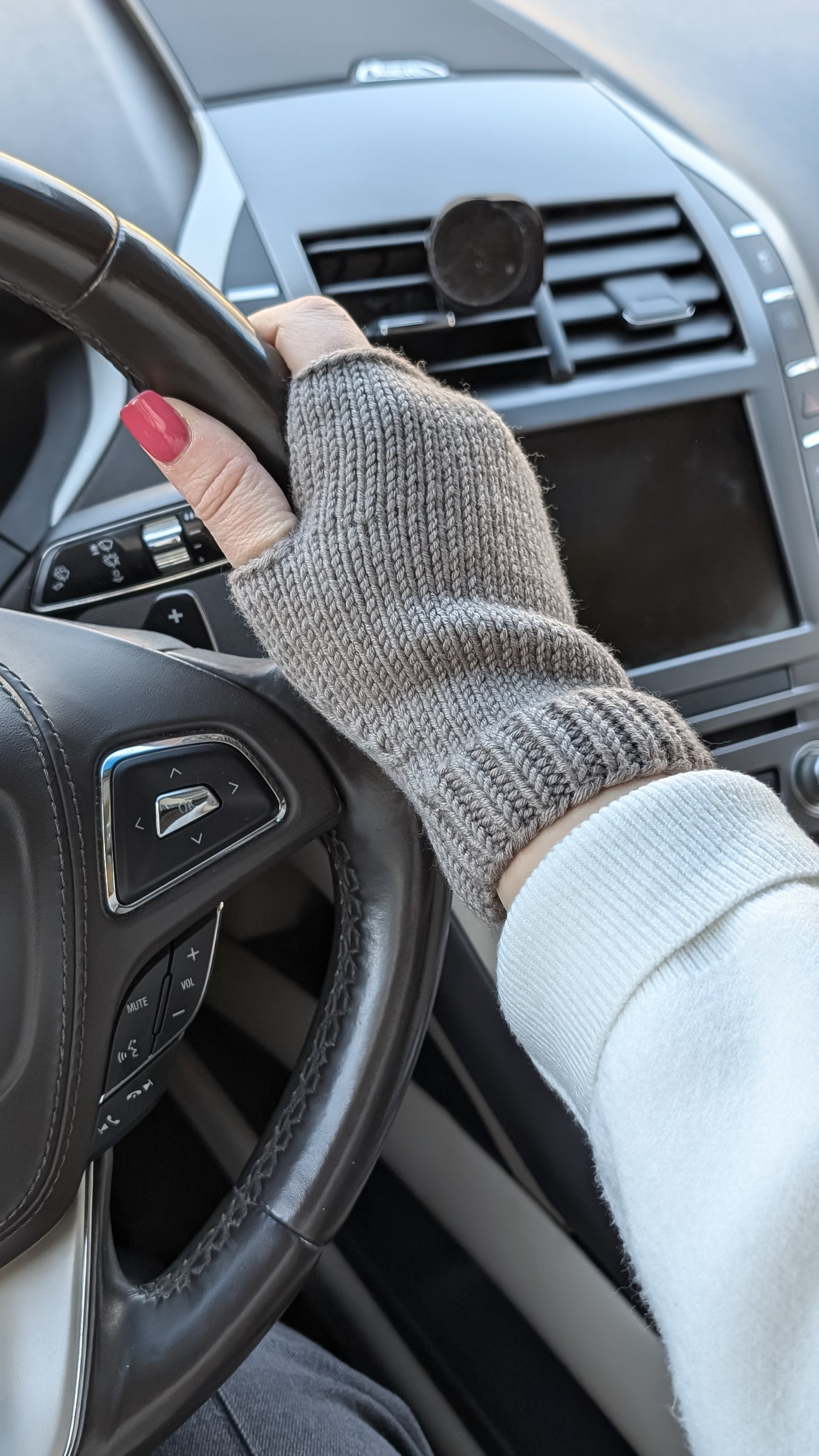 Merino Wool Fingerless Mittens