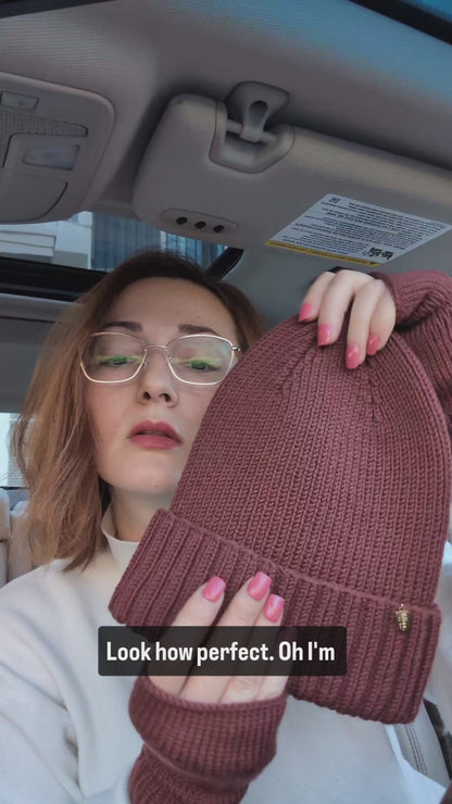 Trendy Merino Wool Beanie