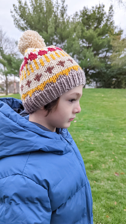WOolly Winter Hat | Color Block